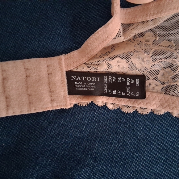 Natori Soft Pink Lace Bra Size 32DD Pre-owned - Picture 12 of 16